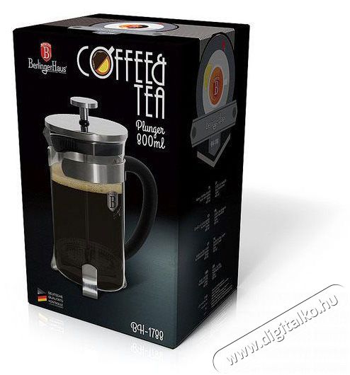 Berlinger Haus tea/k&aacute;v&eacute;főző French Press 800 ml, BH-1788 Konyhai term&eacute;kek - V&iacute;zforral&oacute; / teafőző - 524320