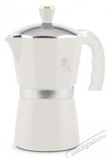 Berlinger Haus BH/8571 matt krém 3 személyes kotyogós kávéfőző Konyhai termékek - Kávéfőző / kávéörlő / kiegészítő - Kotyogó kávéfőző - 500013
