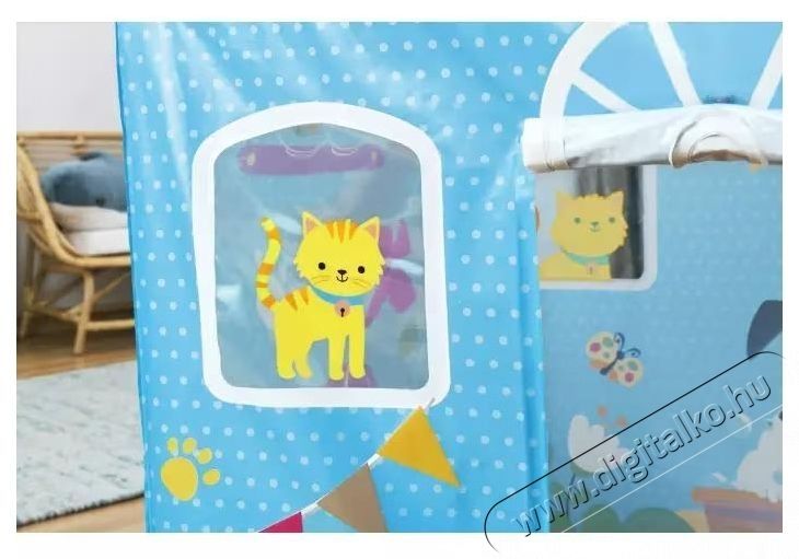 Bestway j&aacute;tsz&oacute;s&aacute;tor, Purrfect Pets Playhouse, 102x76x114 cm H&aacute;ztart&aacute;s / Otthon / K&uuml;lt&eacute;r - J&aacute;t&eacute;k / Sport - J&aacute;tsz&oacute;h&aacute;z - 534884