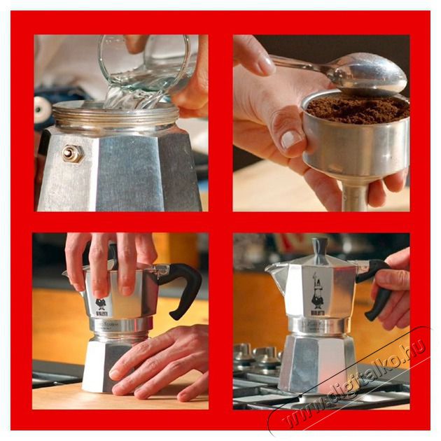 Bialetti Moka Express 9 szem&eacute;lyes inox kotyog&oacute;s k&aacute;v&eacute;főző Konyhai term&eacute;kek - K&aacute;v&eacute;főző / k&aacute;v&eacute;&ouml;rlő / kieg&eacute;sz&iacute;tő - Kotyog&oacute; k&aacute;v&eacute;főző - 384705