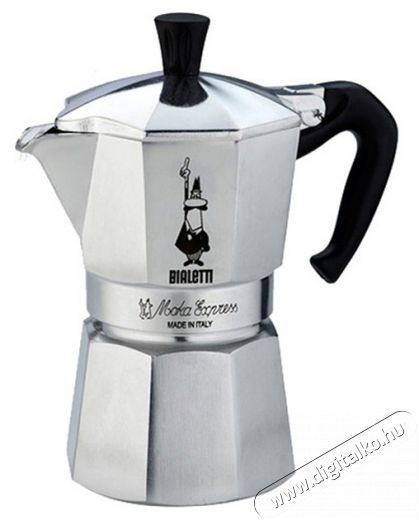 Bialetti Moka Express 2 szem&eacute;lyes Kotyog&oacute;s k&aacute;v&eacute;főző Konyhai term&eacute;kek - K&aacute;v&eacute;főző / k&aacute;v&eacute;&ouml;rlő / kieg&eacute;sz&iacute;tő - Kotyog&oacute; k&aacute;v&eacute;főző - 384920