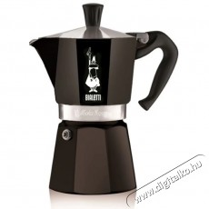 Bialetti 4953 Moka Express 6 személyes fekete kotyogós kávéfőző Konyhai termékek - Kávéfőző / kávéörlő / kiegészítő - Kotyogó kávéfőző - 384710