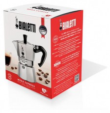 Bialetti Moka Express 1 szem&eacute;lyes inox kotyog&oacute;s k&aacute;v&eacute;főző Konyhai term&eacute;kek - K&aacute;v&eacute;főző / k&aacute;v&eacute;&ouml;rlő / kieg&eacute;sz&iacute;tő - Kotyog&oacute; k&aacute;v&eacute;főző - 432670
