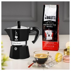 Bialetti Moka Color hatszem&eacute;lyes, fekete Konyhai term&eacute;kek - K&aacute;v&eacute;főző / k&aacute;v&eacute;&ouml;rlő / kieg&eacute;sz&iacute;tő - Kotyog&oacute; k&aacute;v&eacute;főző - 524352