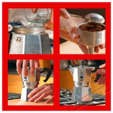 Bialetti Moka Express 18 adag, alum&iacute;nium Konyhai term&eacute;kek - K&aacute;v&eacute;főző / k&aacute;v&eacute;&ouml;rlő / kieg&eacute;sz&iacute;tő - Kotyog&oacute; k&aacute;v&eacute;főző - 524347