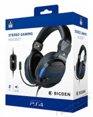 BigBen V3 PS4/PC sztereo fekete gamer headset Audio-Video / Hifi / Multim&eacute;dia - F&uuml;l &eacute;s Fejhallgat&oacute;k - Fejhallgat&oacute; mikrofonnal / headset - 461948