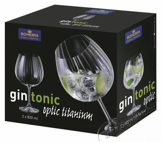 BOHEMIA ROYAL CRYSTAL Gin Tonic Poh&aacute;r 2 db 820 ml Optic Konyhai term&eacute;kek - Egy&eacute;b / Konyhai kieg&eacute;sz&iacute;tő - 504709