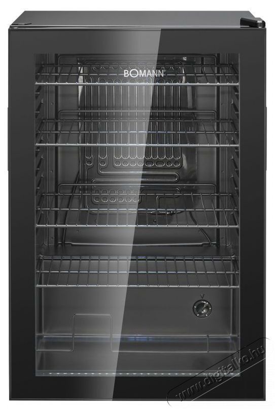 Bomann KSG 7290 fekete italhűtő Konyhai term&eacute;kek - Hűtő, fagyaszt&oacute; (szabadon&aacute;ll&oacute;) - Mini hűtő / minib&aacute;r - 503882