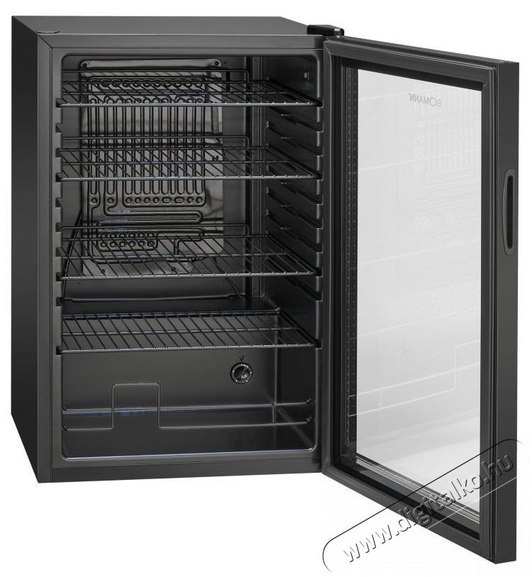 Bomann KSG 7290 fekete italhűtő Konyhai term&eacute;kek - Hűtő, fagyaszt&oacute; (szabadon&aacute;ll&oacute;) - Mini hűtő / minib&aacute;r - 503882