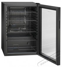 Bomann KSG 7290 fekete italhűtő Konyhai term&eacute;kek - Hűtő, fagyaszt&oacute; (szabadon&aacute;ll&oacute;) - Mini hűtő / minib&aacute;r - 503882