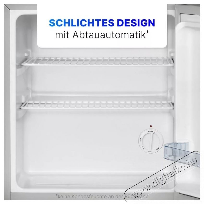Bomann KB 7346 inox egyajt&oacute;s hűtő Konyhai term&eacute;kek - Hűtő, fagyaszt&oacute; (szabadon&aacute;ll&oacute;) - Mini hűtő / minib&aacute;r - 531611
