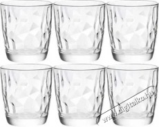 Bormioli poh&aacute;r DIAMOND 300ml, &aacute;tl&aacute;tsz&oacute;, 6 db Konyhai term&eacute;kek - Konyhai eszk&ouml;z - Egy&eacute;b konyhai eszk&ouml;z - 524421