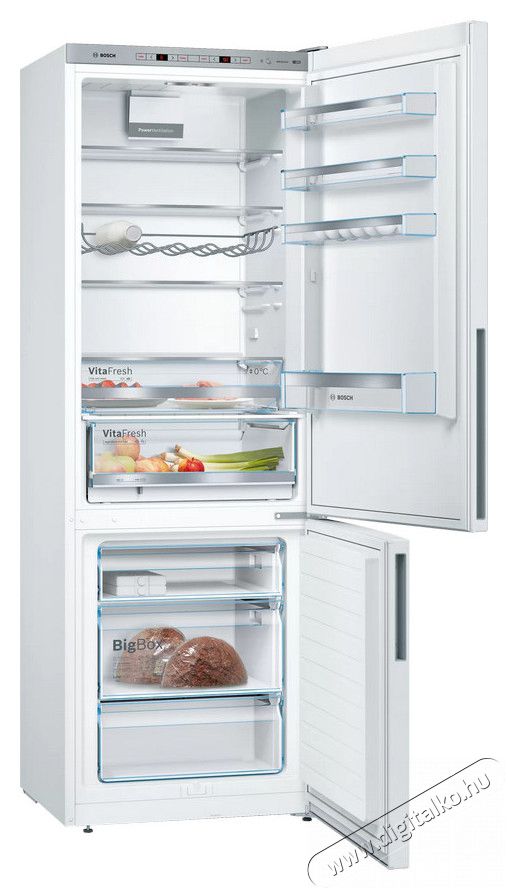 Bosch KGE49AWCA alulfagyaszt&oacute;s hűtőszekr&eacute;ny Konyhai term&eacute;kek - Hűtő, fagyaszt&oacute; (szabadon&aacute;ll&oacute;) - Alulfagyaszt&oacute;s kombin&aacute;lt hűtő - 364446