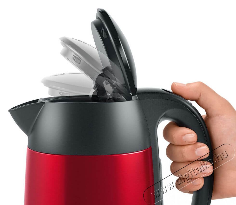 Bosch TWK3P424 DesignLine v&iacute;zforral&oacute; - v&ouml;r&ouml;s Konyhai term&eacute;kek - V&iacute;zforral&oacute; / teafőző - 359656
