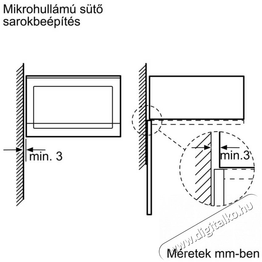 Bosch BFL553MS0 Serie 4 be&eacute;p&iacute;thető mikrohull&aacute;m&uacute; s&uuml;tő Konyhai term&eacute;kek - Mikrohull&aacute;m&uacute; s&uuml;tő - Mikrohull&aacute;m&uacute; s&uuml;tő (be&eacute;p&iacute;thető) - 336706