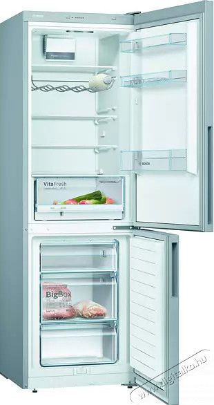 Bosch KGV36VLEAS Alulfagyaszt&oacute;s hűtőszekr&eacute;ny Konyhai term&eacute;kek - Hűtő, fagyaszt&oacute; (szabadon&aacute;ll&oacute;) - Alulfagyaszt&oacute;s kombin&aacute;lt hűtő - 362769