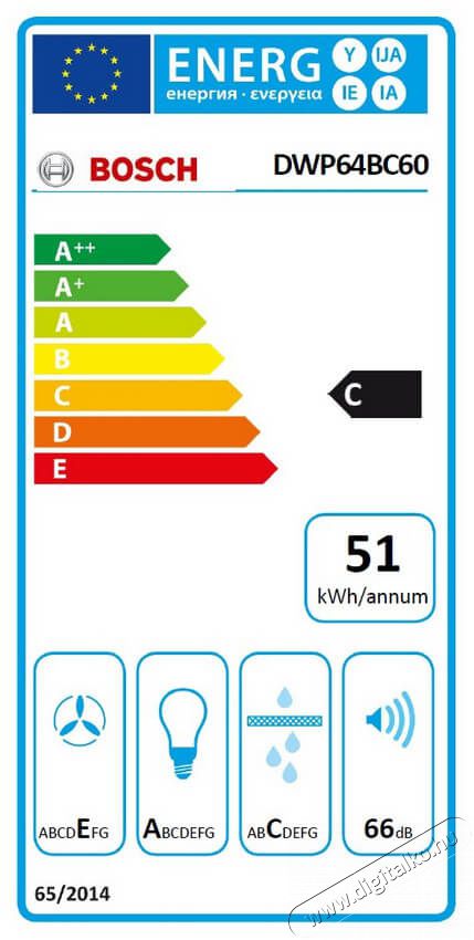 Bosch DWP64BC60 Serie 2 k&uuml;rtős p&aacute;raelsz&iacute;v&oacute; Konyhai term&eacute;kek - P&aacute;raelsz&iacute;v&oacute; - K&uuml;rtős - 334921
