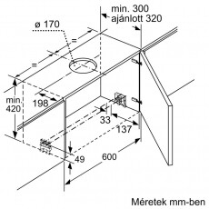 Bosch DFS067A51 teleszk&oacute;pos p&aacute;raelsz&iacute;v&oacute; Konyhai term&eacute;kek - P&aacute;raelsz&iacute;v&oacute; - Be&eacute;p&iacute;thető / kih&uacute;zhat&oacute; - 370321