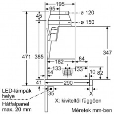 Bosch DFS067A51 teleszk&oacute;pos p&aacute;raelsz&iacute;v&oacute; Konyhai term&eacute;kek - P&aacute;raelsz&iacute;v&oacute; - Be&eacute;p&iacute;thető / kih&uacute;zhat&oacute; - 370321