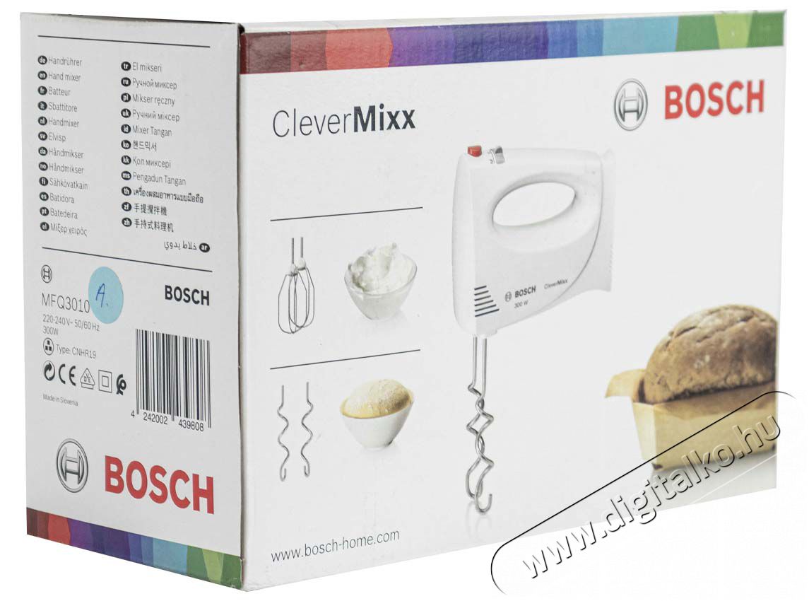 Bosch MFQ3010 k&eacute;zimixer Konyhai term&eacute;kek - Konyhai kisg&eacute;p (elők&eacute;sz&iacute;t&eacute;s / feldolgoz&aacute;s) - K&eacute;zi mixer - 282411