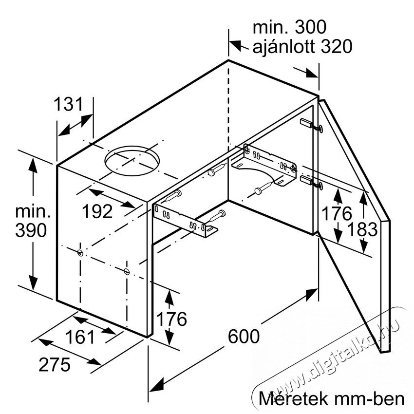 Bosch DFL064W53 kih&uacute;zhat&oacute; p&aacute;raelsz&iacute;v&oacute; Konyhai term&eacute;kek - P&aacute;raelsz&iacute;v&oacute; - Be&eacute;p&iacute;thető / kih&uacute;zhat&oacute; - 369950