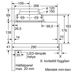 Bosch DFL064W53 kih&uacute;zhat&oacute; p&aacute;raelsz&iacute;v&oacute; Konyhai term&eacute;kek - P&aacute;raelsz&iacute;v&oacute; - Be&eacute;p&iacute;thető / kih&uacute;zhat&oacute; - 369950