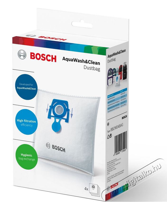 Bosch BBZWD4BAG porzs&aacute;k H&aacute;ztart&aacute;s / Otthon / K&uuml;lt&eacute;r - Porsz&iacute;v&oacute; / takar&iacute;t&oacute;g&eacute;p - Porzs&aacute;k / portart&aacute;ly - 351292