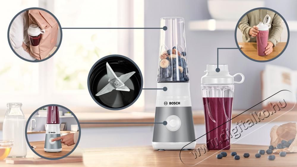 Bosch MMB2111T turmixg&eacute;p - ez&uuml;st Konyhai term&eacute;kek - Konyhai kisg&eacute;p (elők&eacute;sz&iacute;t&eacute;s / feldolgoz&aacute;s) - Turmixg&eacute;p - 371836