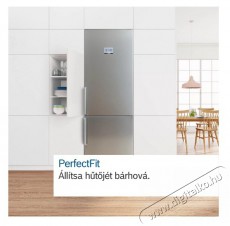 Bosch KGN39VLEB alulfagyaszt&oacute;s hűtő Konyhai term&eacute;kek - Hűtő, fagyaszt&oacute; (szabadon&aacute;ll&oacute;) - Alulfagyaszt&oacute;s kombin&aacute;lt hűtő - 377976