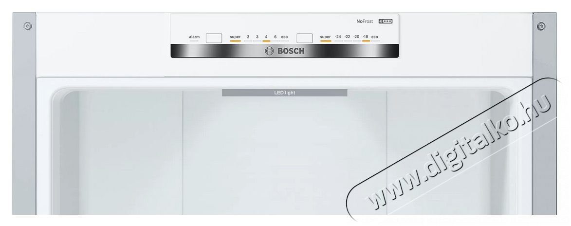 Bosch KGN39VLEB alulfagyaszt&oacute;s hűtő Konyhai term&eacute;kek - Hűtő, fagyaszt&oacute; (szabadon&aacute;ll&oacute;) - Alulfagyaszt&oacute;s kombin&aacute;lt hűtő - 377976