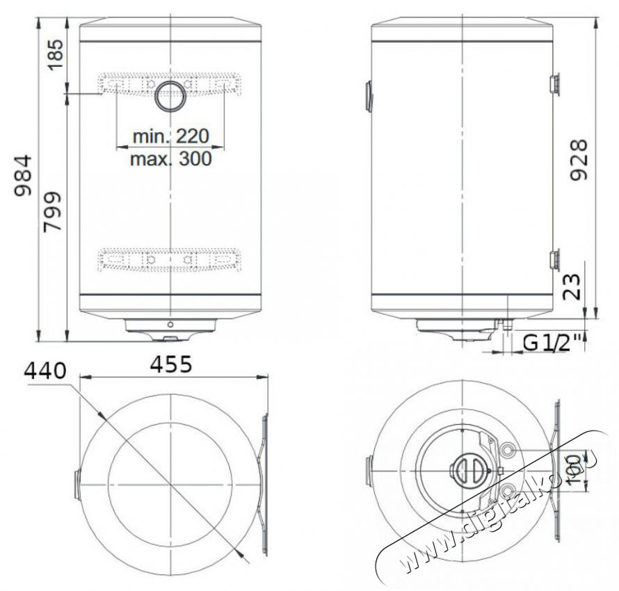 Bosch TR1000T 100 CB V&iacute;zmeleg&iacute;tő H&aacute;ztart&aacute;s / Otthon / K&uuml;lt&eacute;r - V&iacute;zmeleg&iacute;tő / bojler / t&aacute;rol&oacute; - V&iacute;zmeleg&iacute;tő - 384329
