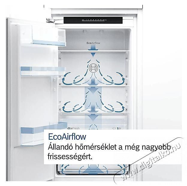 Bosch KIN865SE0 Konyhai term&eacute;kek - Hűtő, fagyaszt&oacute; (szabadon&aacute;ll&oacute;) - Alulfagyaszt&oacute;s kombin&aacute;lt hűtő - 492707