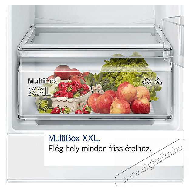 Bosch KIN865SE0 Konyhai term&eacute;kek - Hűtő, fagyaszt&oacute; (szabadon&aacute;ll&oacute;) - Alulfagyaszt&oacute;s kombin&aacute;lt hűtő - 492707