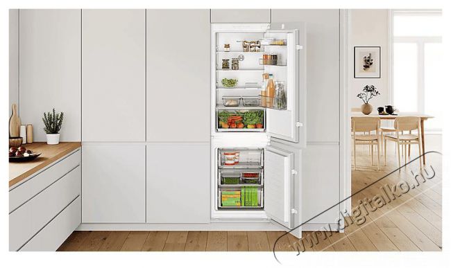 Bosch KIN865SE0 Konyhai term&eacute;kek - Hűtő, fagyaszt&oacute; (szabadon&aacute;ll&oacute;) - Alulfagyaszt&oacute;s kombin&aacute;lt hűtő - 492707
