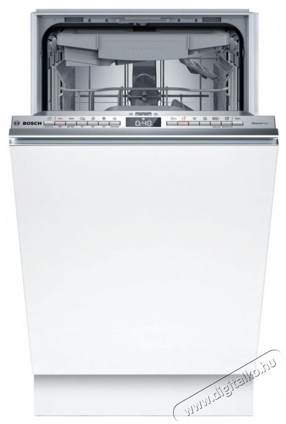 Bosch SPV4HMX10E Serie 4 Teljesen integr&aacute;lhat&oacute; mosogat&oacute;g&eacute;p, 10 ter&iacute;t&eacute;k, 44.8 cm, VarioDrawe, MachineCare, E energiaoszt&aacute;ly, Feh&eacute;r  Konyhai term&eacute;kek - Mosogat&oacute;g&eacute;p - Norm&aacute;l (60cm) szabadon&aacute;ll&oacute; mosogat&oacute;g&eacute;p - 492730