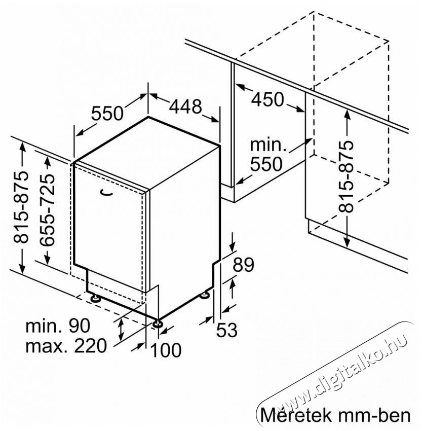 Bosch SPV4HMX10E Serie 4 Teljesen integr&aacute;lhat&oacute; mosogat&oacute;g&eacute;p, 10 ter&iacute;t&eacute;k, 44.8 cm, VarioDrawe, MachineCare, E energiaoszt&aacute;ly, Feh&eacute;r  Konyhai term&eacute;kek - Mosogat&oacute;g&eacute;p - Norm&aacute;l (60cm) szabadon&aacute;ll&oacute; mosogat&oacute;g&eacute;p - 492730