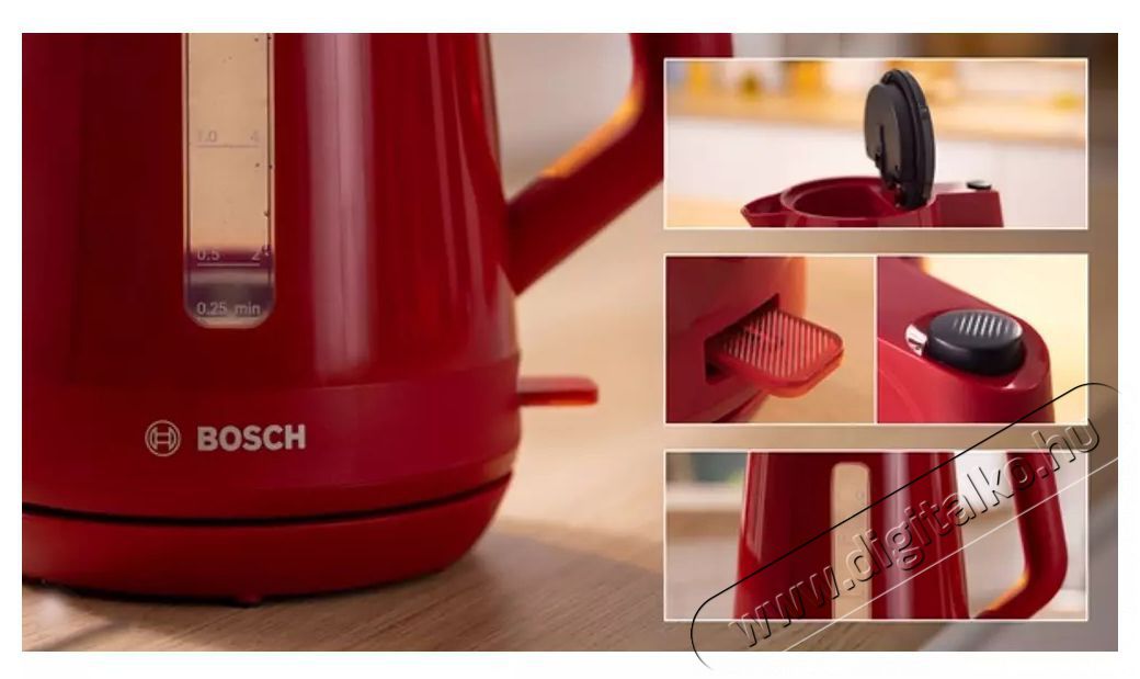Bosch TWK1M124 v&iacute;zforral&oacute; Konyhai term&eacute;kek - V&iacute;zforral&oacute; / teafőző - 494444