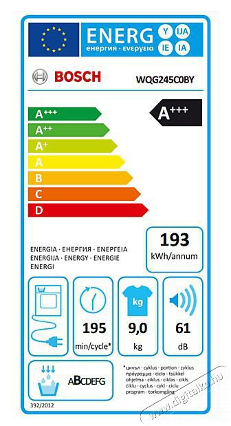 Bosch WQG245C0BY Hőszivatty&uacute;s sz&aacute;r&iacute;t&oacute;g&eacute;p H&aacute;ztart&aacute;s / Otthon / K&uuml;lt&eacute;r - Mos&oacute;g&eacute;p / sz&aacute;r&iacute;t&oacute;g&eacute;p - Sz&aacute;r&iacute;t&oacute;g&eacute;p - 494450