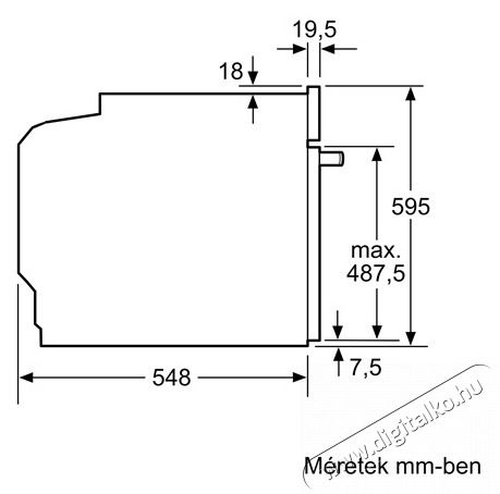 Bosch HBG7321B1 S&Uuml;TŐ BE&Eacute;P&Iacute;THETŐ Konyhai term&eacute;kek - S&uuml;tő-főzőlap, tűzhely (be&eacute;p&iacute;thető) - S&uuml;tő (be&eacute;p&iacute;thető) - 502824