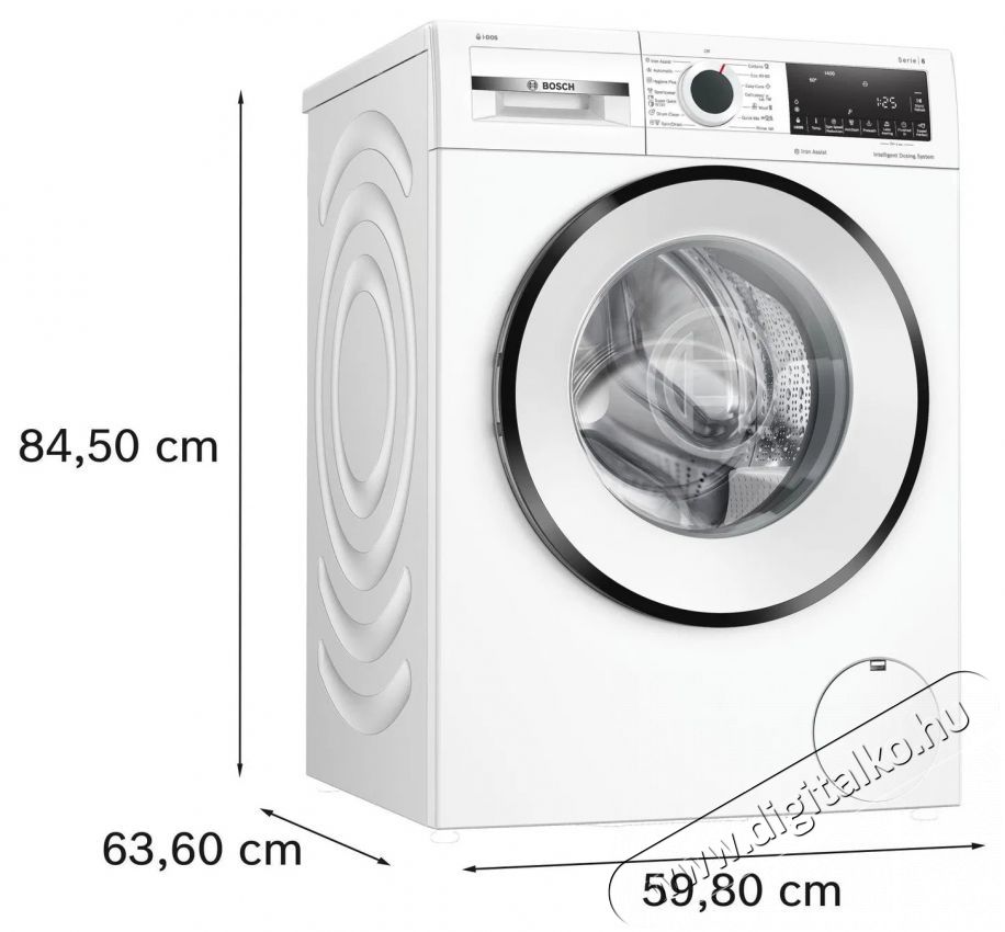 Bosch WGG244F2BY H&aacute;ztart&aacute;s / Otthon / K&uuml;lt&eacute;r - Mos&oacute;g&eacute;p / sz&aacute;r&iacute;t&oacute;g&eacute;p - El&ouml;lt&ouml;ltős norm&aacute;l (60cm-ig) mos&oacute;g&eacute;p - 504343