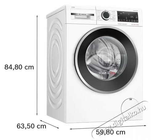 Bosch WNG254A0BY MOS&Oacute;-SZ&Aacute;R&Iacute;T&Oacute;G&Eacute;P 10,5/6 KG H&aacute;ztart&aacute;s / Otthon / K&uuml;lt&eacute;r - Mos&oacute;g&eacute;p / sz&aacute;r&iacute;t&oacute;g&eacute;p - Mos&oacute;-sz&aacute;r&iacute;t&oacute;g&eacute;p - 505178