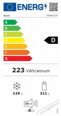 Bosch KGN492LDF alulfagyaszt&oacute;s kombin&aacute;lt hűtőszekr&eacute;ny, inox, 203 cm, 70 cm sz&eacute;les, 311/129 l, NoFrost, VitaFresh, gyorsfagyaszt&aacute;s, gyorshűt&eacute;s Konyhai term&eacute;kek - Hűtő, fagyaszt&oacute; (szabadon&aacute;ll&oacute;) - Alulfagyaszt&oacute;s kombin&aacute;lt hűtő - 494380