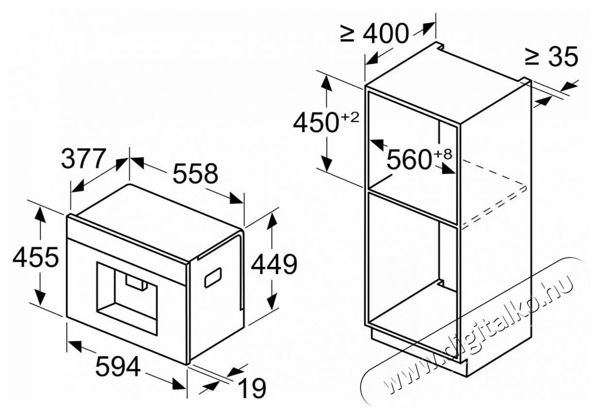 Bosch CTL7181W0 Serie 8 Konyhai term&eacute;kek - K&aacute;v&eacute;főző / k&aacute;v&eacute;&ouml;rlő / kieg&eacute;sz&iacute;tő - Be&eacute;p&iacute;thető k&aacute;v&eacute;főző - 512639
