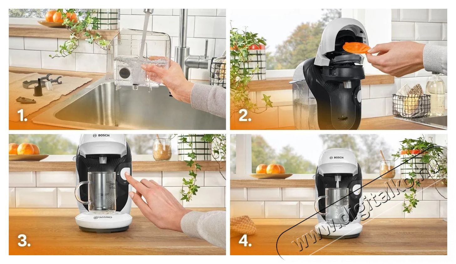Bosch TAS114E TASSIMO STYLE friendly Konyhai term&eacute;kek - K&aacute;v&eacute;főző / k&aacute;v&eacute;&ouml;rlő / kieg&eacute;sz&iacute;tő - Kapszul&aacute;s / podos k&aacute;v&eacute;főző - 512632