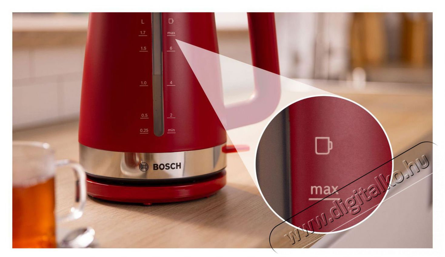 Bosch TWK4M224 MyMoments Konyhai term&eacute;kek - V&iacute;zforral&oacute; / teafőző - 512941