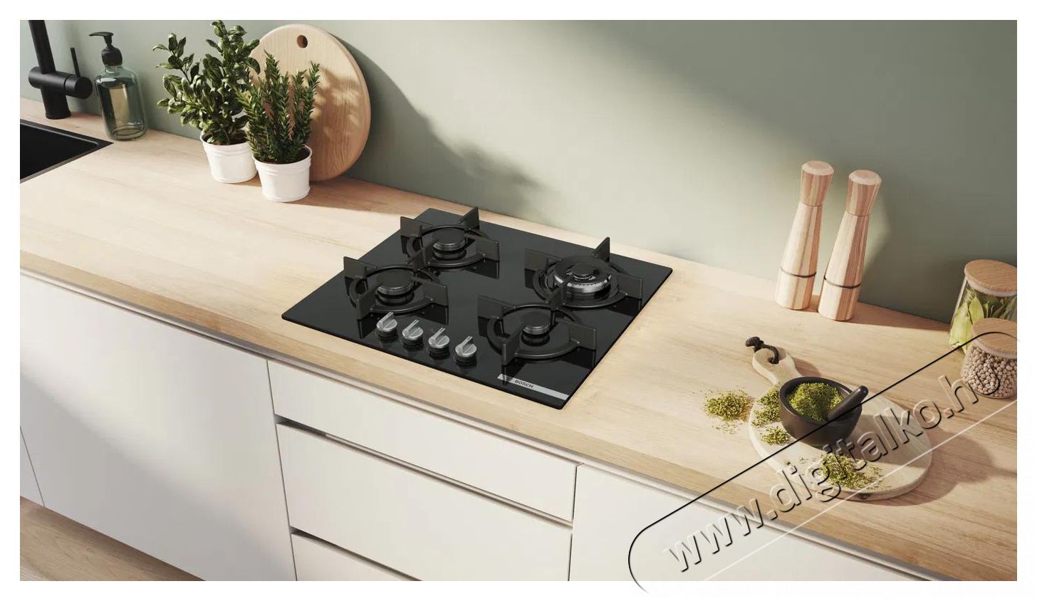 Bosch PPH6A6I10 Konyhai term&eacute;kek - S&uuml;tő-főzőlap, tűzhely (be&eacute;p&iacute;thető) - G&aacute;zfőzőlap (be&eacute;p&iacute;thető) - 515248