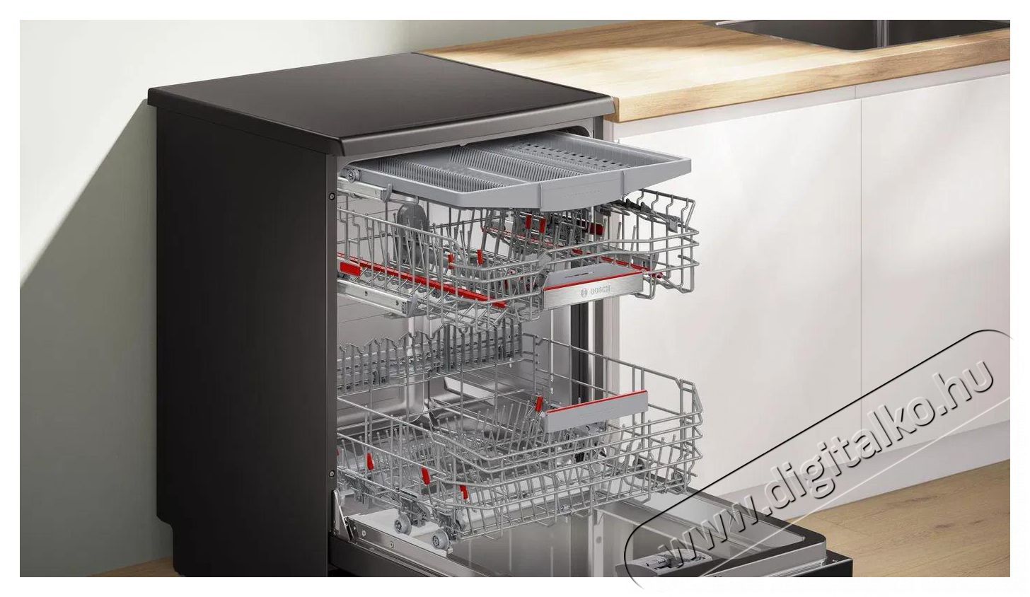 Bosch SMS6ECC12E Serie 6 Konyhai term&eacute;kek - Mosogat&oacute;g&eacute;p - Norm&aacute;l (60cm) szabadon&aacute;ll&oacute; mosogat&oacute;g&eacute;p - 515256