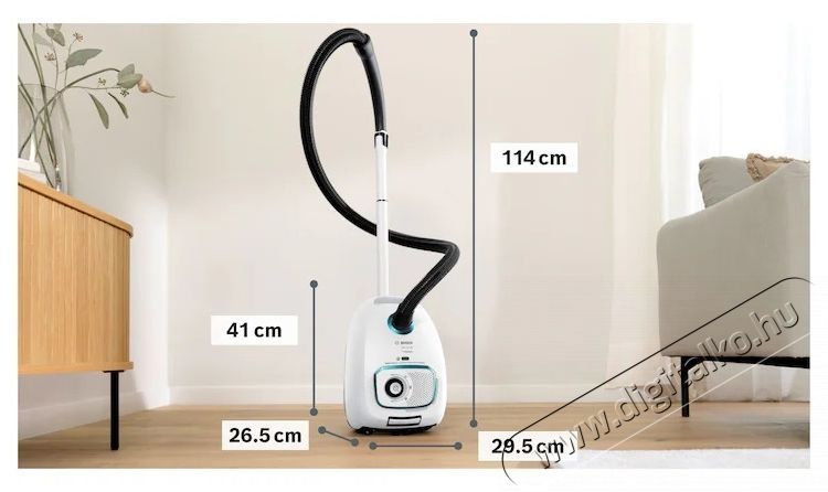 Bosch Seria 4 BGB41HYG1H porzs&aacute;kos porsz&iacute;v&oacute; H&aacute;ztart&aacute;s / Otthon / K&uuml;lt&eacute;r - Porsz&iacute;v&oacute; / takar&iacute;t&oacute;g&eacute;p - Porzs&aacute;kos porsz&iacute;v&oacute; - 531299