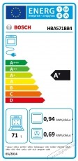 Bosch HBA571BB4 s&uuml;tő Konyhai term&eacute;kek - S&uuml;tő-főzőlap, tűzhely (be&eacute;p&iacute;thető) - S&uuml;tő (be&eacute;p&iacute;thető) - 532862