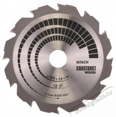 Bosch Construct K&ouml;rfűr&eacute;szlap, f&aacute;hoz, 190 x 30 x 2.6 mm H&aacute;ztart&aacute;s / Otthon / K&uuml;lt&eacute;r - Szersz&aacute;m - Kieg&eacute;sz&iacute;tő, tartoz&eacute;k - 535000